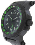 Reactor Fallout 2 Mens Day/Date Watch - Black/Green Dial - Black Nitride Design - 56509A