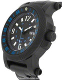 Reactor Fallout 2 Mens Day/Date Watch - Black/Blue Dial - Matte Finish - 56518A_608e322f-1366-45a2-9178-0d5cb93e7e68