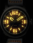 Lum-Tec Mens Abyss Automatic - Black Dial & Strap - Orange Accents - Date - 600m - 600M-4A_44b5d580-f21e-41d9-9397-831f885306c9