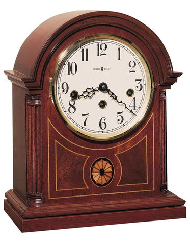 Howard Miller Barrister Chiming Mantel Clock - Key Wind - Mahogany Finish - 613-180_f79c67bf-48da-4efb-9a2c-1126a5cc8dfa