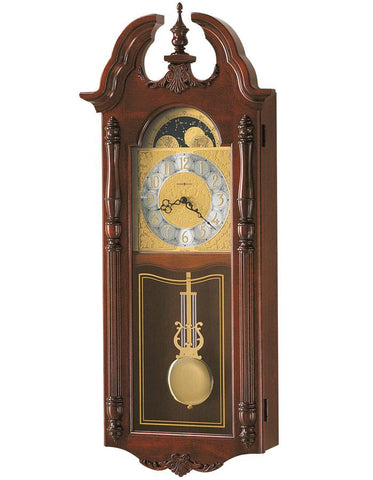 Howard Miller Rowland Pendulum Wall Clock - Dual Chime - Decorative Moon Phase - 620-182_117d59d0-6006-47b2-a447-12f1ecdd93bf