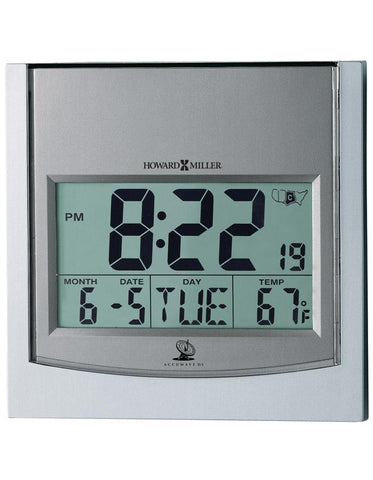 Howard Miller Techtime I Accuwave DS Radio-Controlled Clock - Temperature - 625-235_ce30bfab-500f-4608-a62d-b55d026914b6