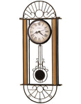 Howard Miller Devahn Pendulum Wall Clock - Wrought Iron Frame - 625-241