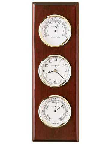 Howard Miller Shore Station Weather Clock - White Dial with Brass-Tone Bezel - 625-249_73d1e7fd-4ebe-4d31-a36b-67fe3cd88039