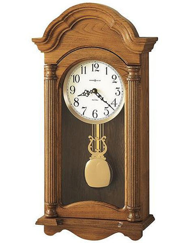 Howard Miller Amanda Dual Chime Pendulum Wall Clock - Golden Oak Finish - 625-282_2ee14c6b-5df9-4188-8694-938bf43d778b