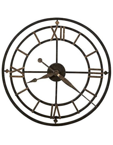 Howard Miller York Station Wall Clock - Wrought-Iron Design w/ Aged Iron Finish - 625-299_9d1c7b52-c3e3-41f1-8a30-e4bd9c8fa7d0