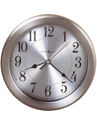 Howard Miller Pisces Wall Clock - Silver-Tone Dial - Nickel Finish - Wall Mount - 625-313