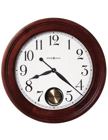 Howard Miller Griffith Oversized Pendulum Wall Clock - Windsor Cherry Finish - 625-314