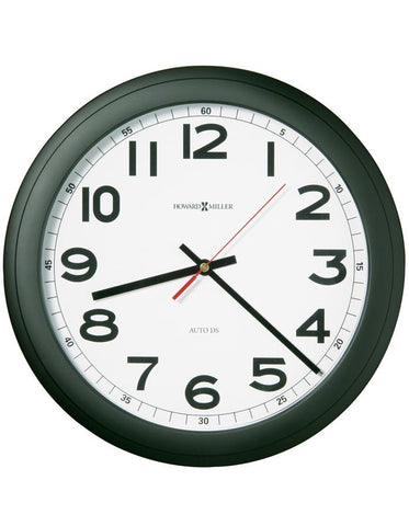 Howard Miller Norcross Round Wall Clock - White Dial - Auto Daylight Savings - 625-320