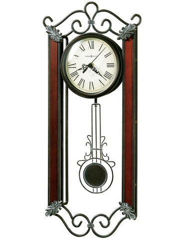 Howard Miller Carmen Pendulum Wall Clock - Wrought Iron - Decorative - 625-326