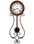 Howard Miller Yvonne Pendulum Wall Clock - Decorative - Wrought Iron - 625-400