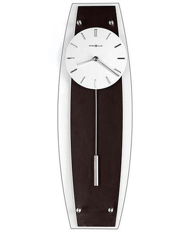 Howard Miller Cyrus Pendulum Wall Clock - Black Coffee Finish with White Dial - 625-401_0622a7da-c3b2-4774-9b28-8450bccb6e77