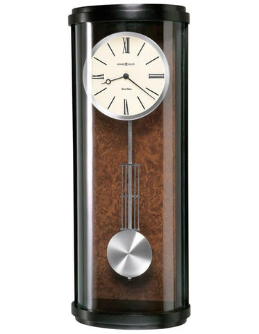 Howard Miller Cortez Pendulum Wall Clock - Glass Case - Dual Chime - 625-409