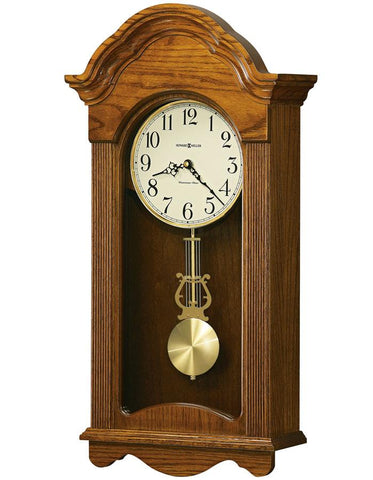 Howard Miller Jayla Pendulum Wall Clock - Legacy Oak Finish - Chiming - 625-467