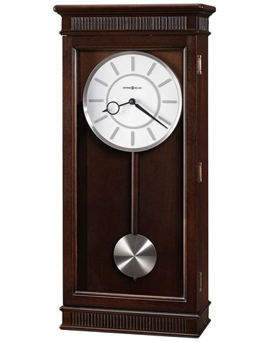 Howard Miller Kristyn Pendulum Wall Clock - Espresso Finish - Dual Chime - 625-471