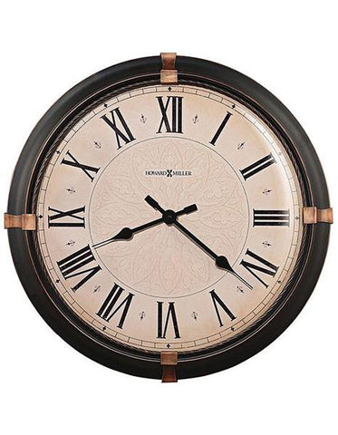 Howard Miller Atwater Large Wall Clock - 24 Inch Diameter - Aged Dial w/ Accents - 625-498_d25759ca-bb73-4201-b7e1-355eb18c8d28