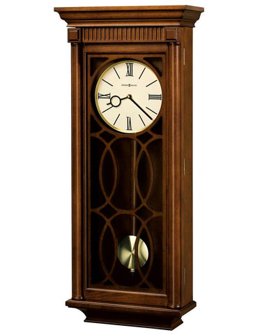 Howard Miller Kathryn Pendulum Wall Clock - Tuscany Cherry - Triple Chiming - 625-525