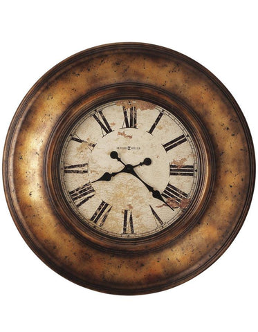 Howard Miller Copper Bay Oversized Wall Clock - Copper Finish - Antique Dial - 625-540