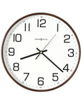 Howard Miller Kenton Wall Clock - White Dial - Espresso Finish - Wooden Frame - 625-560