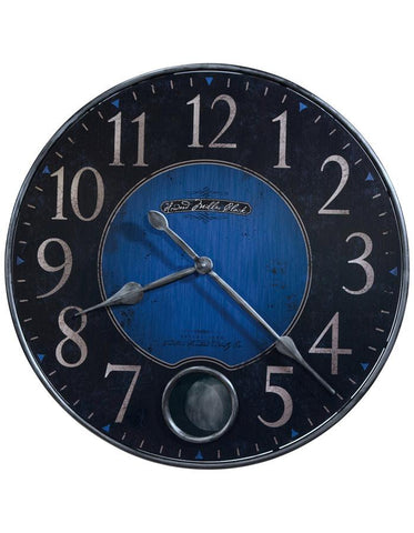 Howard Miller Harmon II Oversized Pendulum Wall Clock - Blue & Black Dial - 625-568