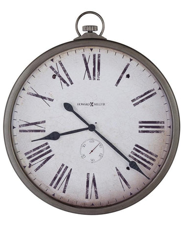 Howard Miller Gallery Pocket Watch Oversized Clock - Distressed White Dial - 625-572