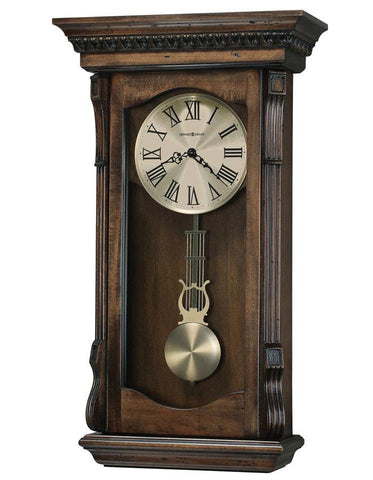 Howard Miller Agatha Pendulum Wall Clock - Acadia Finish - Triple Chime - 625-578