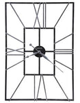 Howard Miller Park Slope Oversized Wall Clock - Rectangular Wrought Iron Frame - 625-593