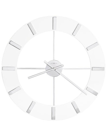 Howard Miller Pearl Oversized Wall Clock - White - Open Dial - 625-596