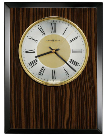 Howard Miller Honor Time Tempo Clock - Plaque - Piano Finish - Roman Numerals - 625-600