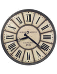 Howard Miller Company Time Oversize Wall Clock - Iron - Roman Numerals - 49 Inch - 625-601