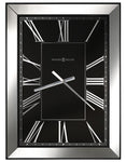 Howard Miller Ceara Rectangular Wall Clock - High Gloss Black - Roman Numerals - 625-612