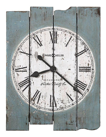 Howard Miller Mack Road Oversized Wall Clock - Painted Wooden Plank Design - 625-621_108b177e-6f64-4eb8-8ff7-c3fc5f85dc1c