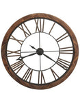 Howard Miller Thatcher Oversized Round Metal Wall - Wooden Frame - Open Dial - 625-623_36375fab-82a8-4f85-ac14-4376acda7a0f