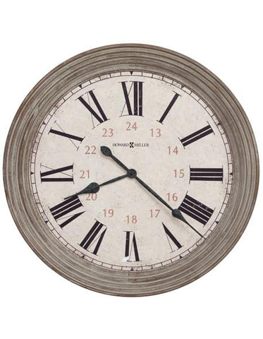 Howard Miller Nesto Oversized Round Wall Clock - Aged Brown - Roman Numerals - 625-626_5648a7c0-07a1-4757-8bf9-6ed41acd443f