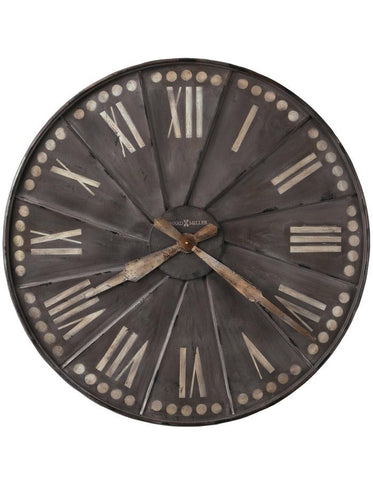 Howard Miller Stockard Oversized Metal Wall Clock - Aged Charcoal Finish - 625-630_f7ae7e73-cd8a-452d-9856-60de79e03ab0