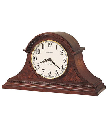 Howard Miller Fleetwood Chiming Mantel Clock - Off White Dial - Burlwood Accents - 630-122_7b196501-cfa3-41e3-8945-726c7bc71a49