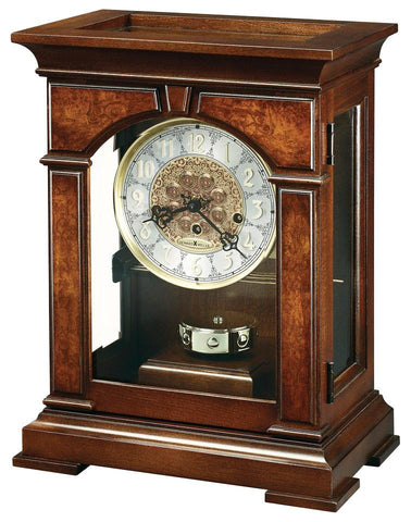 Howard Miller Emporia Key Wind Chiming Pendulum Mantel Clock - Cherry Bordeaux - 630-266_86afc230-92f5-4d14-a9f6-f3b044d9bb39