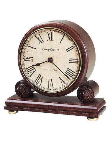 Howard Miller Redford Chiming Mantel Clock - Windsor Cherry - Antiqued Dial - 635-123_c712e9f8-0c4d-48c2-955d-4bc67007e3ad