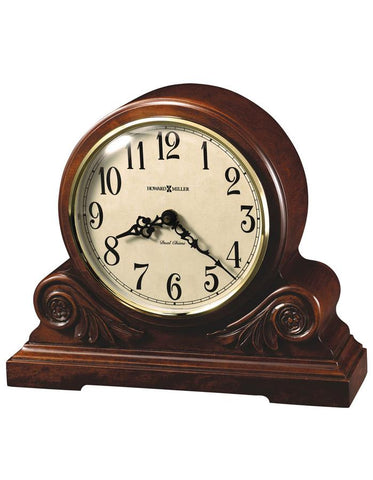 Howard Miller Desiree Chiming Mantel Clock - Carved Details - Aged Dial - 635-138_2a88821b-6994-4ece-aed7-598f95291ac7