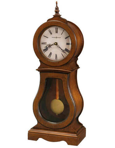 Howard Miller Cleo Chiming Pendulum Mantel Clock - Chestnut Finish - Aged Dial - 635-162_33e19696-b933-4b80-95db-2e9dd6dd56ff