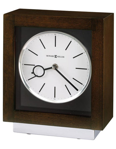 Howard Miller Cameron II Chiming Mantel Clock - Espresso Finish - Chrome Base - 635-182_209d2794-125c-4854-9ece-f633f6bd8541