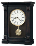 Howard Miller Mia Chiming Pendulum Mantel Clock - Worn Black Finish - White Dial - 635-187_168cb01b-6138-474c-8cb4-f6a1d70541ca
