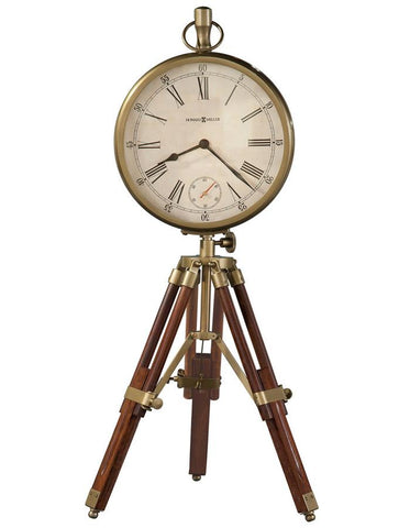 Howard Miller Time Surveyor Tripod Mantel Clock - Aged Look - Sub Seconds - 635-192_fa32fb33-c354-4d4b-ba28-9a1a4a9a7999