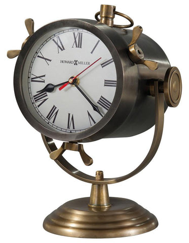 Howard Miller Vernazza Spotlight Style Mantel Clock - Antique Nickel  & Brass - 635-193_4233cec8-d3ef-493d-aeb5-44f825231699