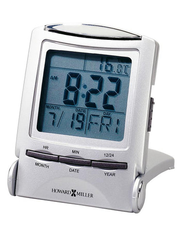 Howard Miller Distant Time Taveler Digital Alarm Clock - Folding Case - Snooze - 645-358_084b9272-9a75-46cc-ad48-b1c83f9a4605