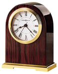 Howard Miller Carter Rosewood & Brass Accented Table or Desk Clock - 645-389