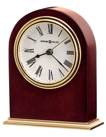 Howard Miller Craven Desk or Table Clock - Brass Accents - Rosewood Finish - 645-401_a5fb0c79-698f-4299-8f84-77475de8238f