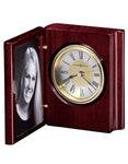 Howard Miller Portrait Book Clock - Rosewood Finish Case - Picture Frame - 645-497_1abce5e2-7ff1-41b6-a241-75c59b935cef