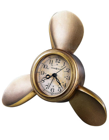 Howard Miller Propeller Alarm Clock - Antique Brass Finish - Wall or Table Clock - 645-525_57a8fb38-a843-44d2-817b-6c531607514e