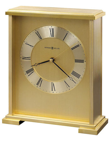 Howard Miller Exton Brass Carriage Clock - Brushed Dial - Black Hands & Numerals - 645-569_0ab97736-351b-4548-9e40-aefa334b1a73